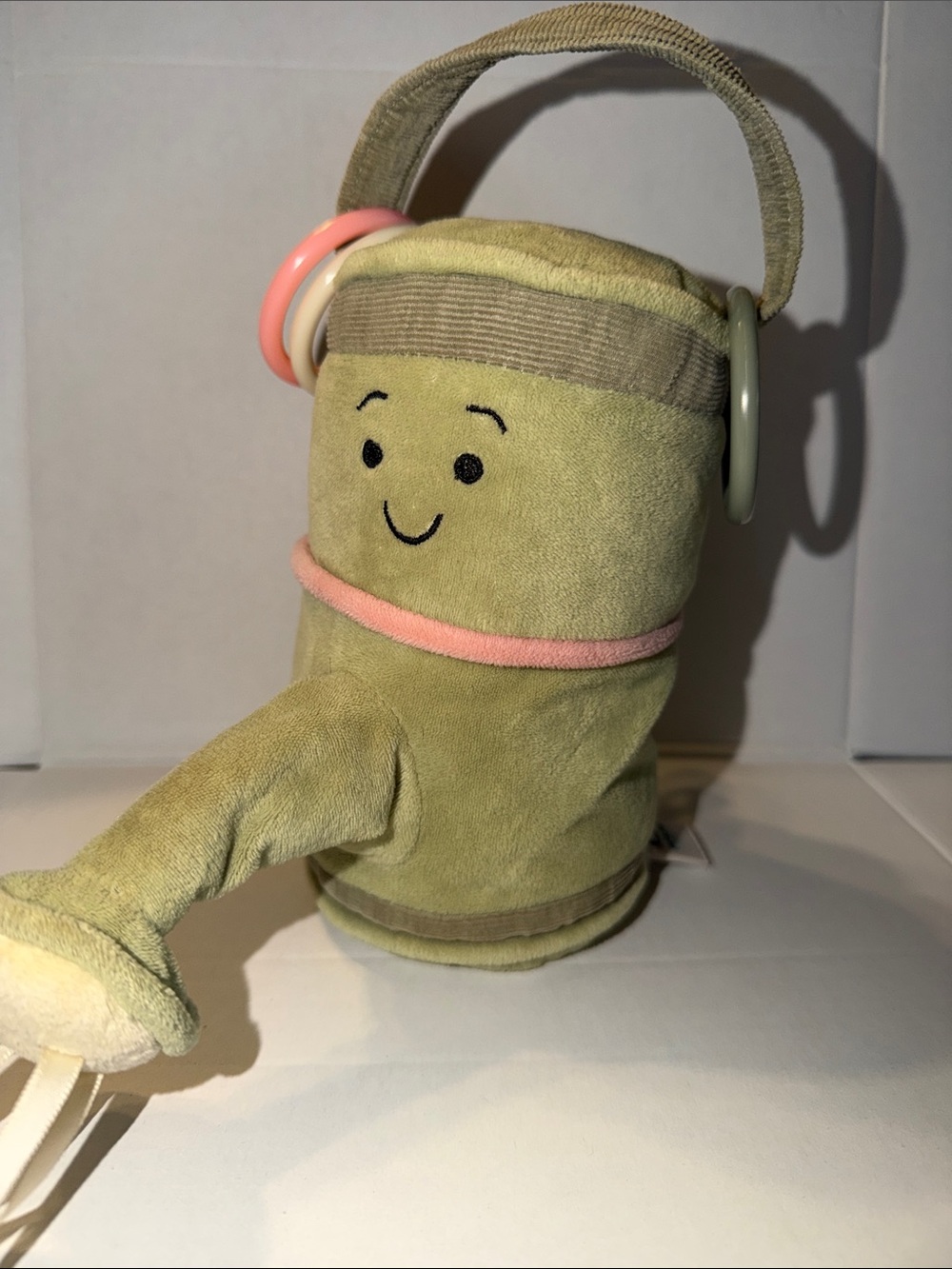 Jellycat retired watering pot with Rings and squeaker - Kids Toy